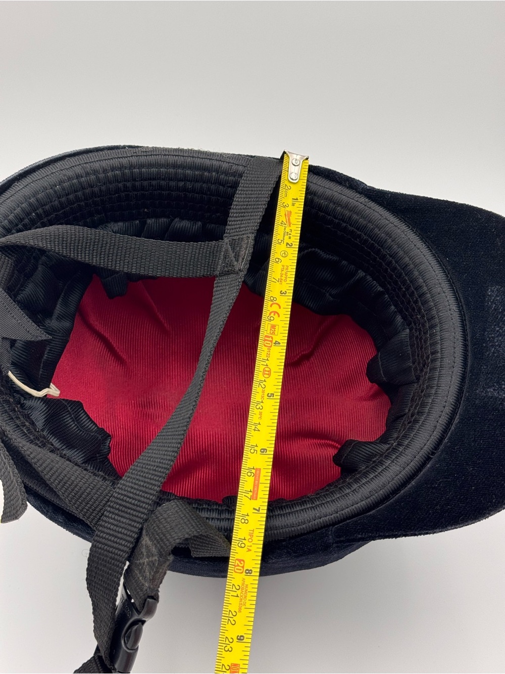 Black Velvet Riding Cap - Picture 9 of 9